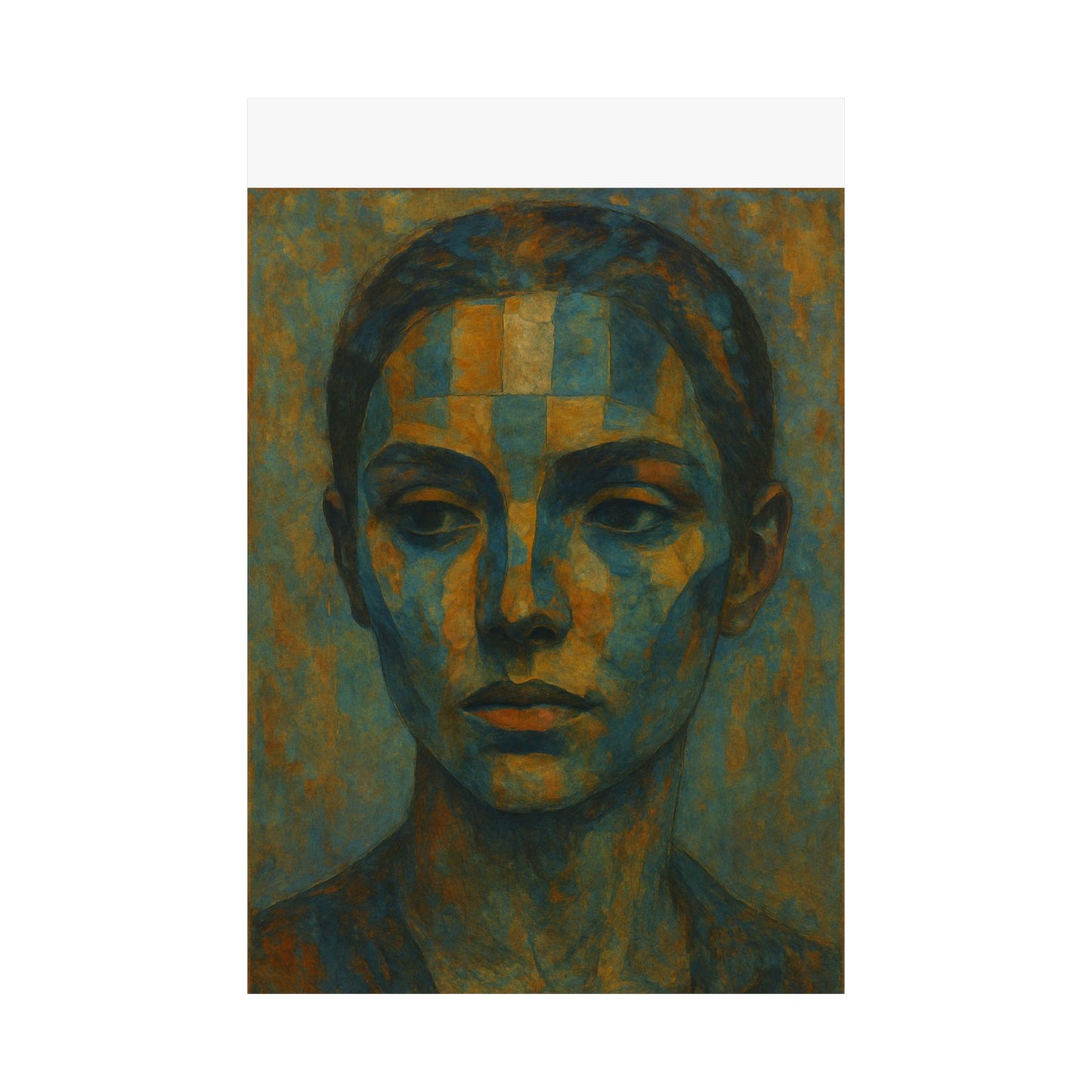 Artistic Matte Vertical Poster Collection, Unique Wall Decor, Abstract Face Art, Home Aesthetic, Gift for Art Lovers