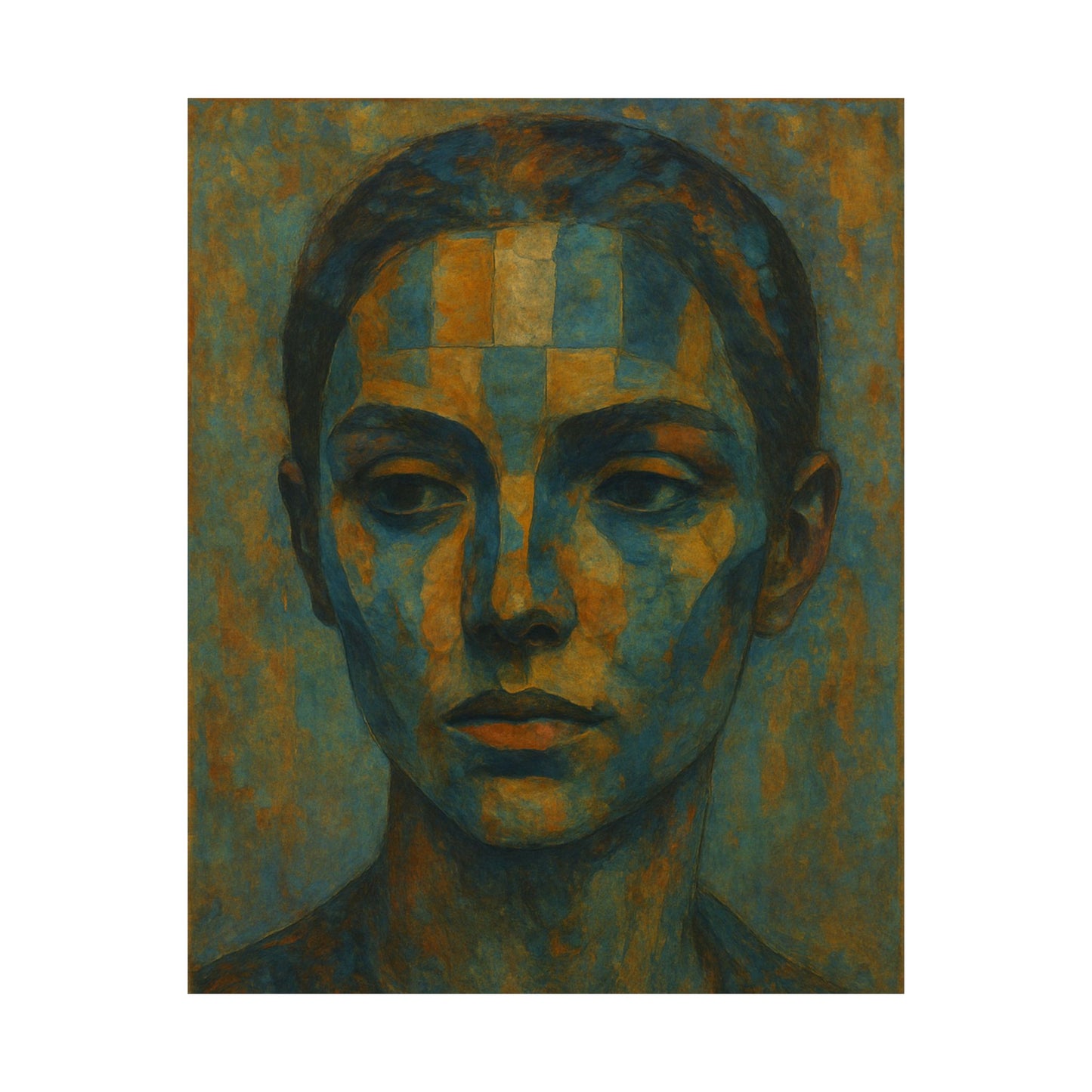 Artistic Matte Vertical Poster Collection, Unique Wall Decor, Abstract Face Art, Home Aesthetic, Gift for Art Lovers