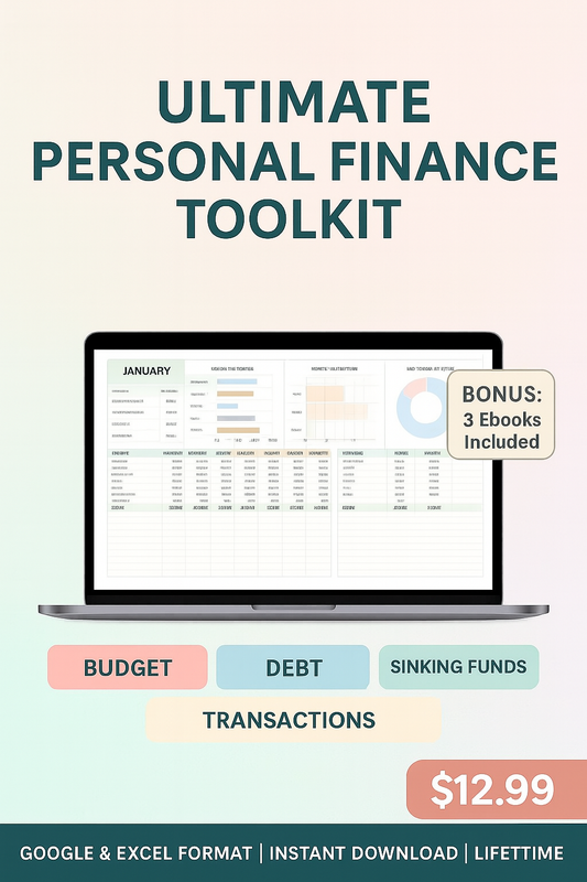 The Ultimate Personal Finance Toolkit: Take Control of Your Money for Just $12.99