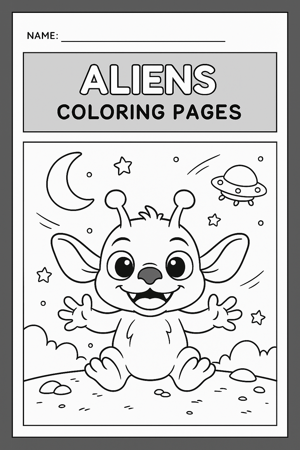 Aliens Colouring Books