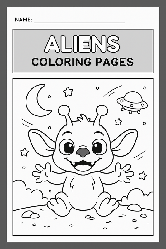 Aliens Colouring Books