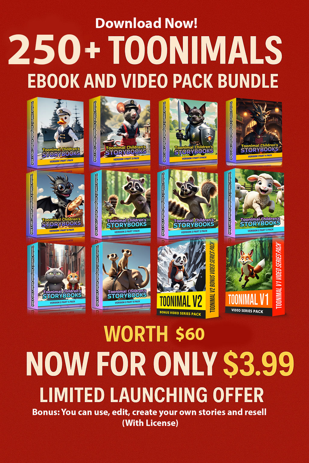 Toonimals Digital Bundle Pack
